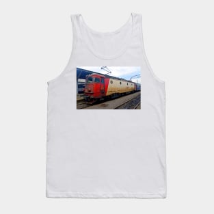 Romanian loco at Bucharest station Tank Top